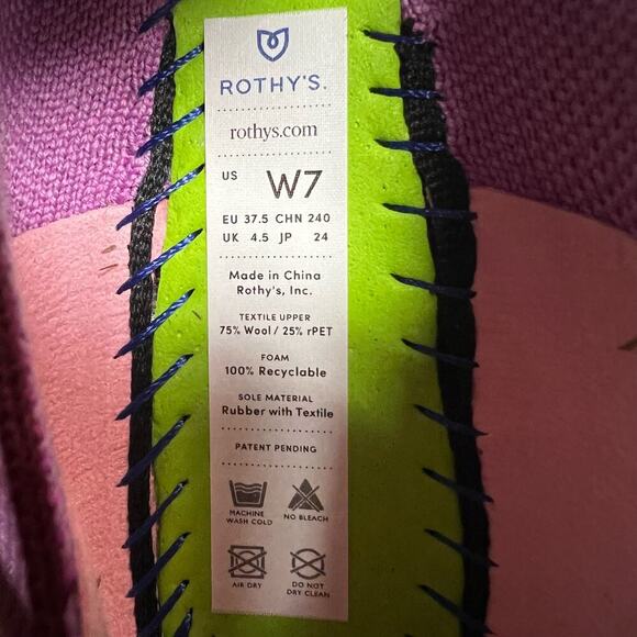 Rothy's Merino Tassel Loafer Very Pink Women’s Size 7‎ - Picture 8 of 8